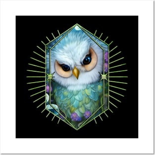 Cute Owl the Birds of the Night Posters and Art